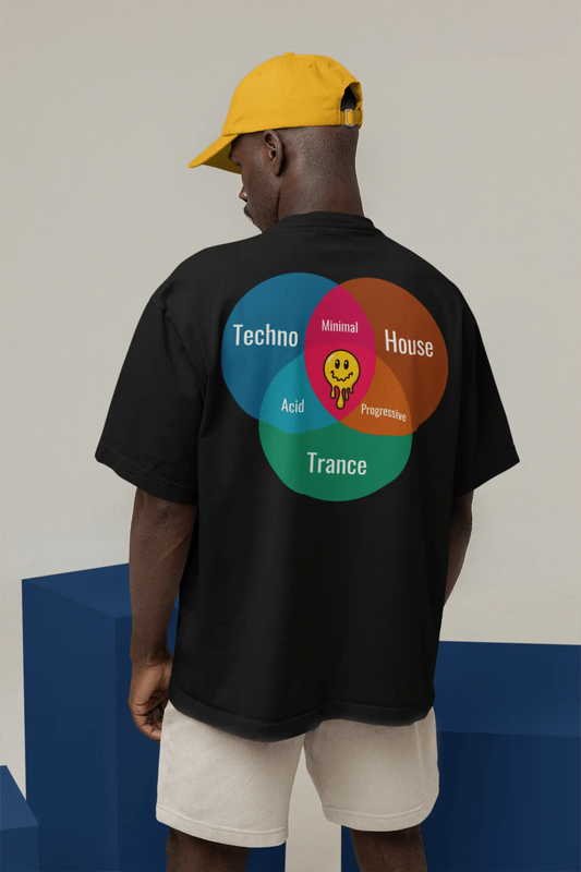 EDM Venn Diagram Tee - The Cool Gecko