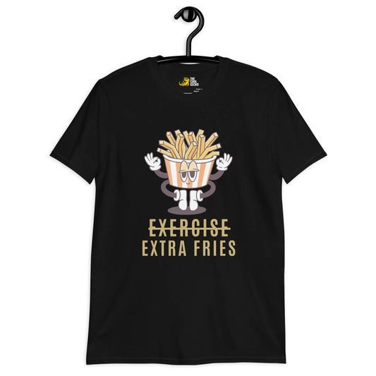 Exercise Extra Fries Tee - The Cool Gecko