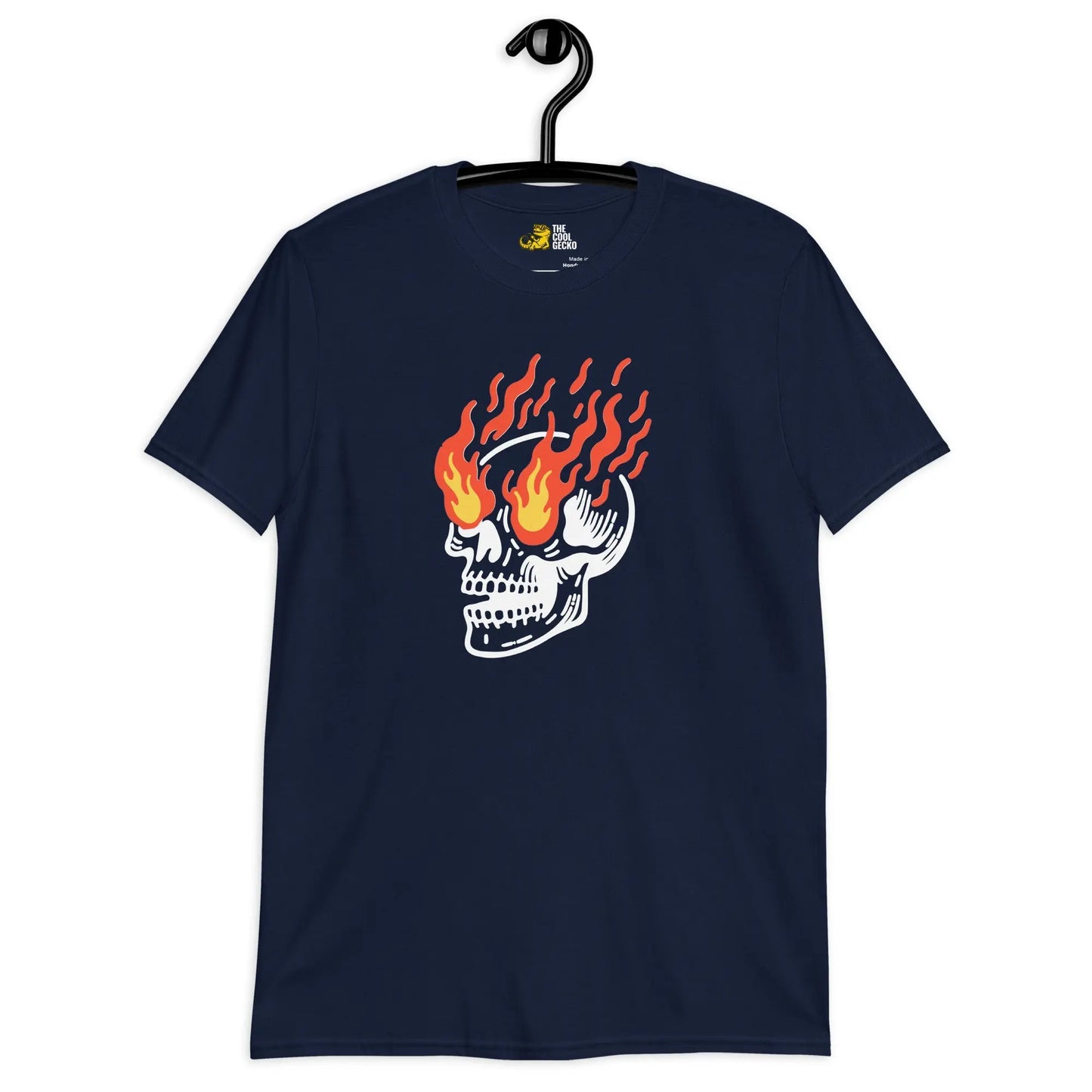Fire Skull Tee - The Cool Gecko