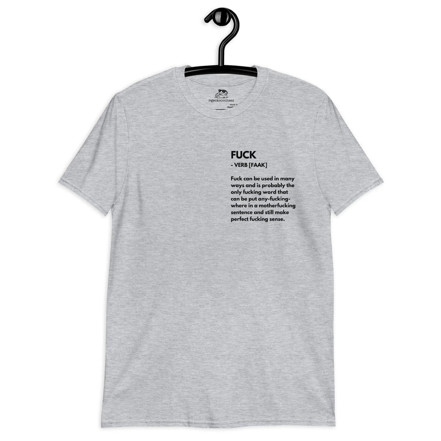 Fuck Definition Tee - The Cool Gecko