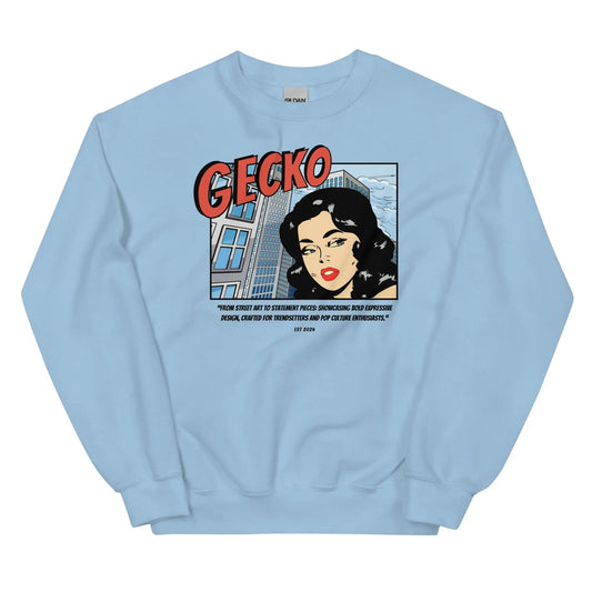 Gecko Vintage Comic Sweatshirt - The Cool Gecko