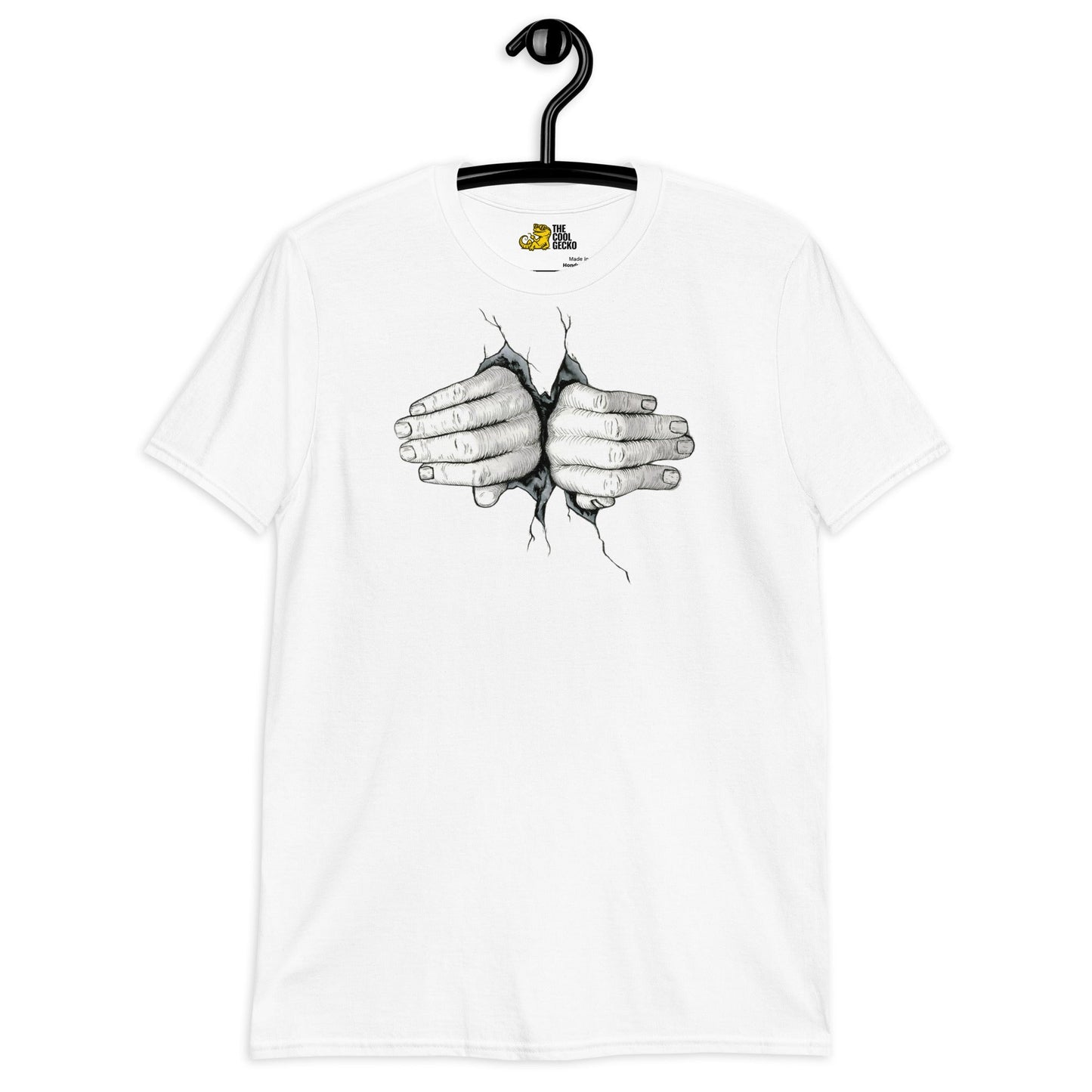 Hands Breaking Out T-Shirt - The Cool Gecko
