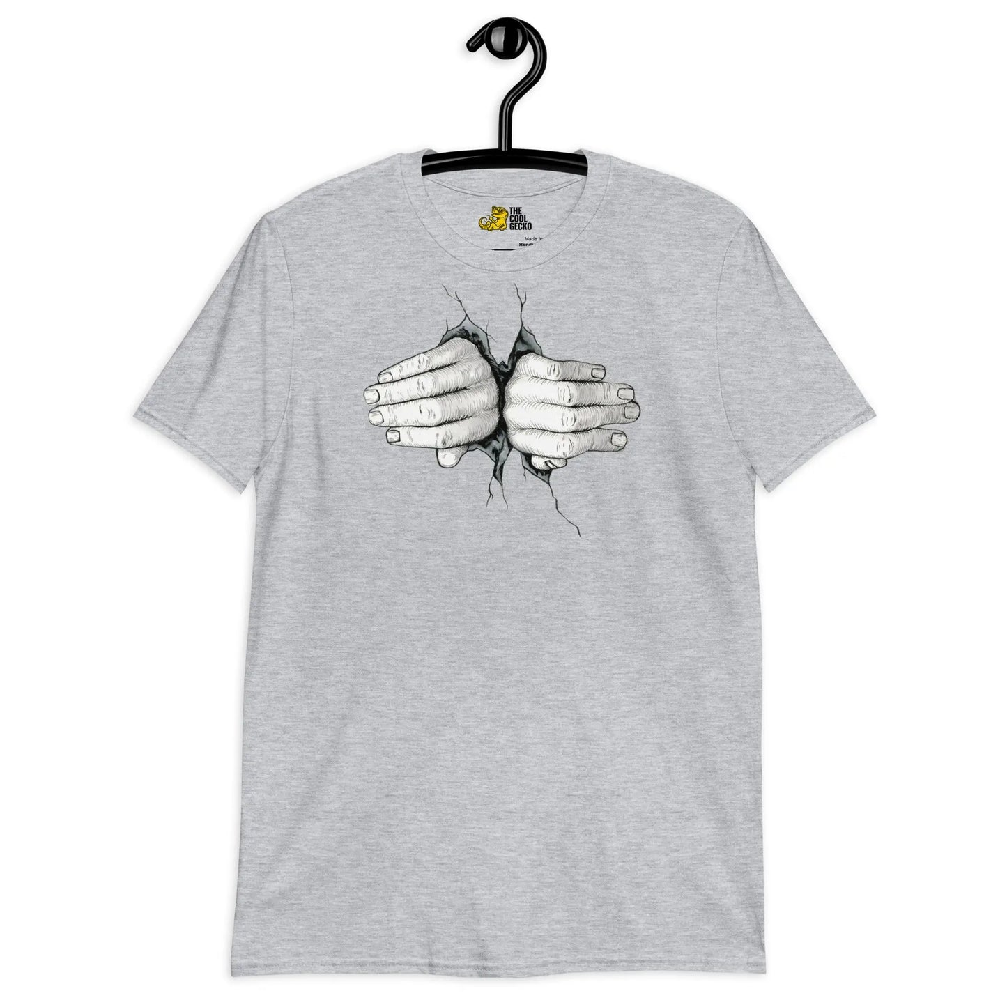 Hands Breaking Out T-Shirt - The Cool Gecko