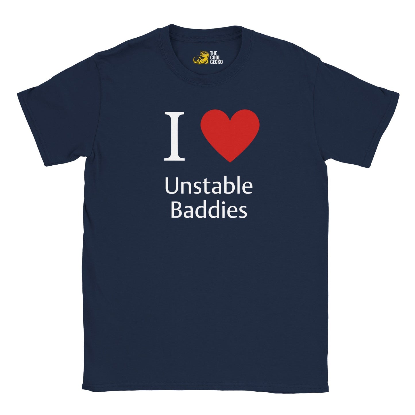 I Love Customizable Tee - The Cool Gecko