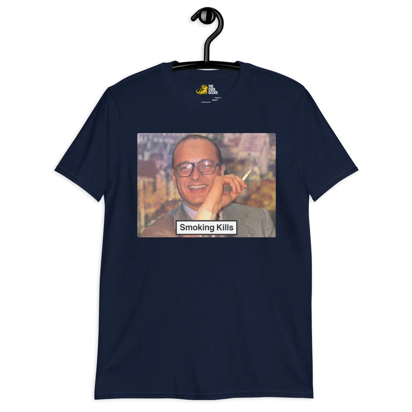 Jacques Chirac Smoking Kills Tee - The Cool Gecko