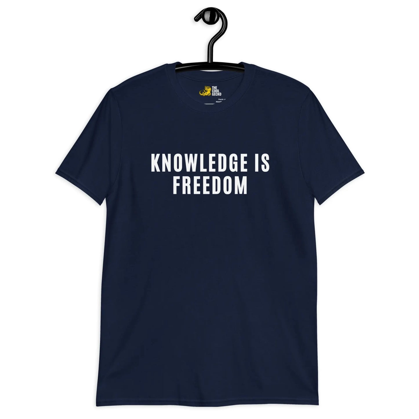 Knowledge is Freedom Tee - The Cool Gecko