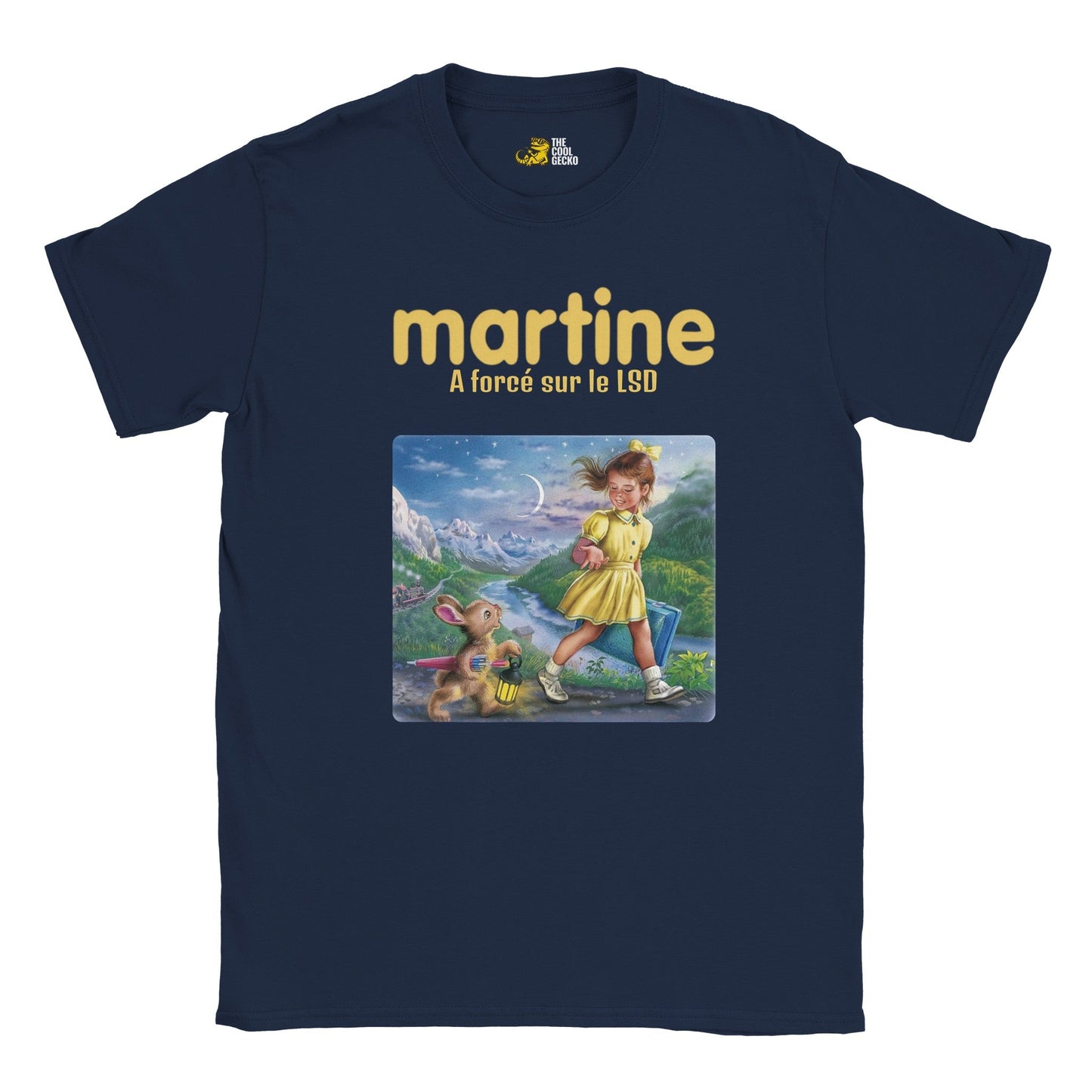 Martine Lapin Tee Customisable - The Cool Gecko