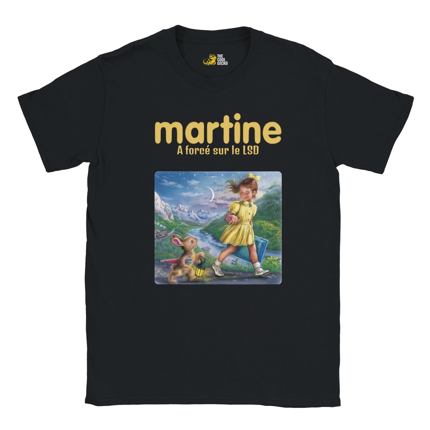 Martine Lapin Tee Customisable - The Cool Gecko