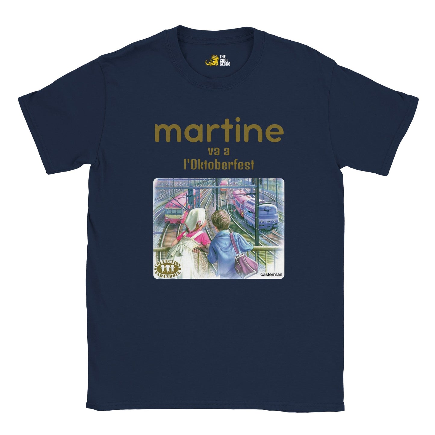 Martine Trains Tee Customisable - The Cool Gecko