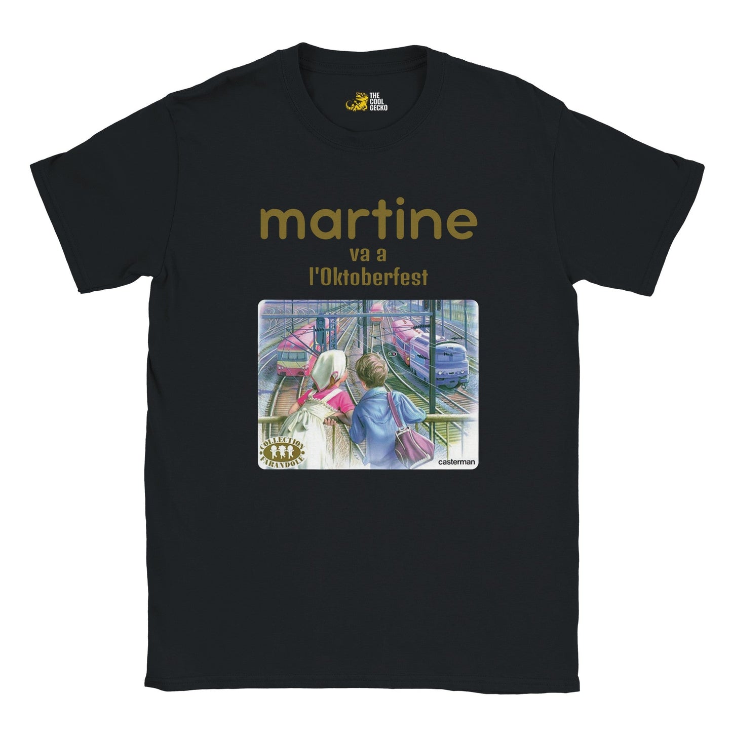 Martine Trains Tee Customisable - The Cool Gecko