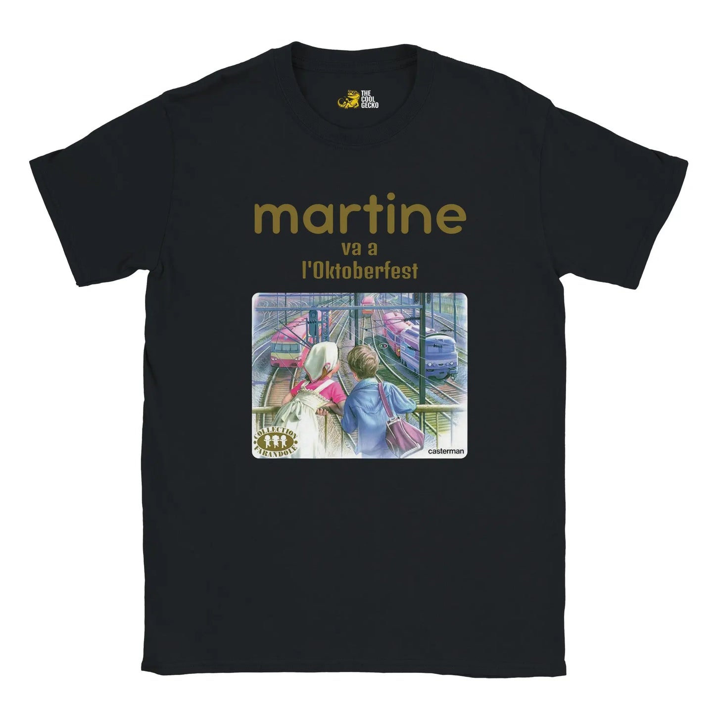 Martine Trains Tee Customisable - The Cool Gecko