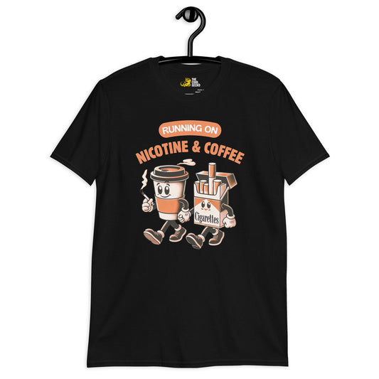 Nicotine & Coffee Tee - The Cool Gecko