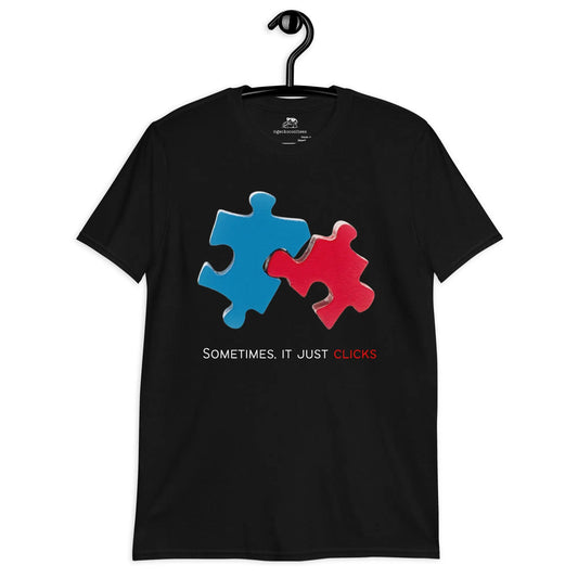 Puzzle sometimes it just clicks Tee - The Cool Gecko