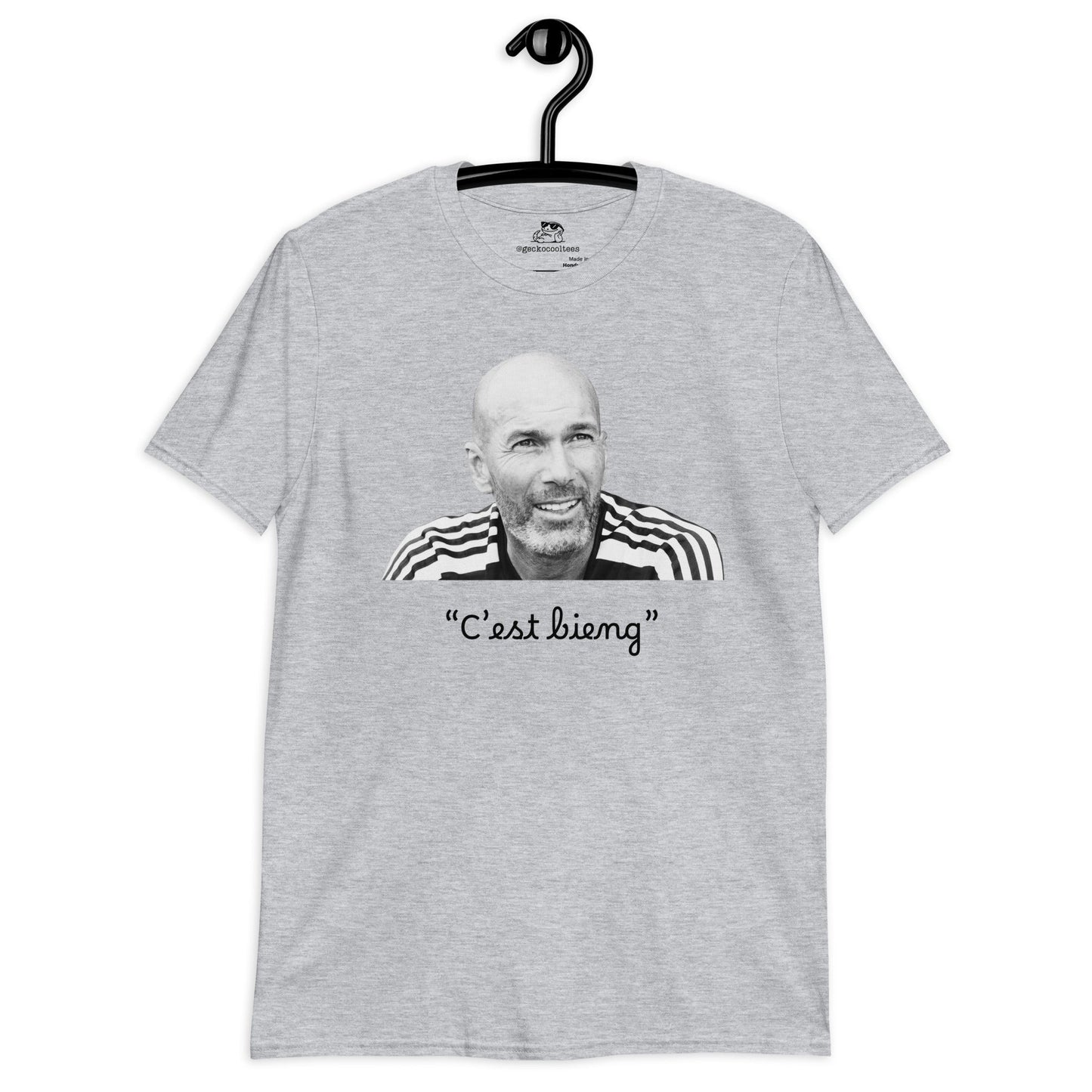 Zidane C'est Bieng Tee - The Cool Gecko