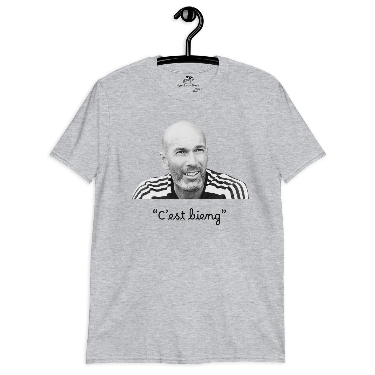 Zidane C'est Bieng Tee - The Cool Gecko