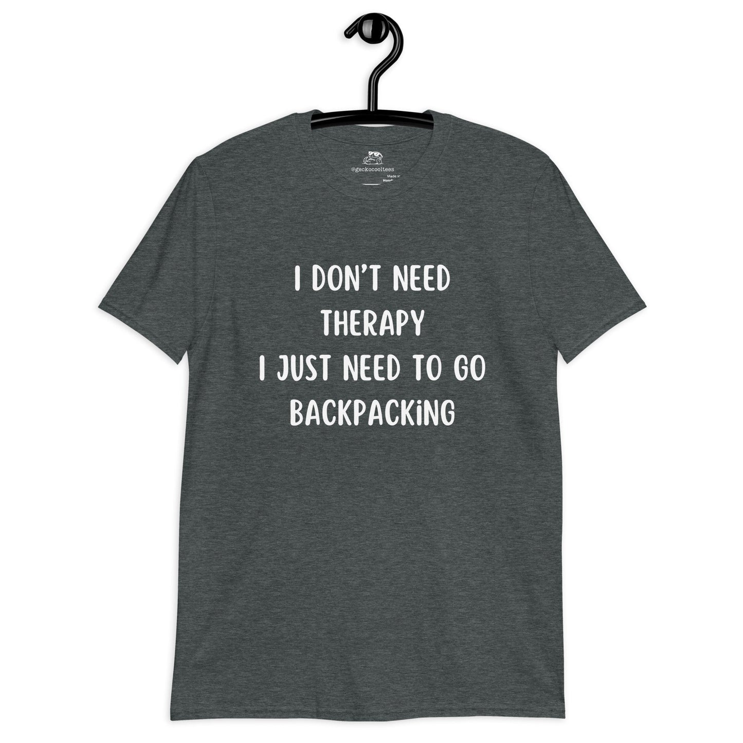 Backpacking Therapy Tee - The Cool Gecko