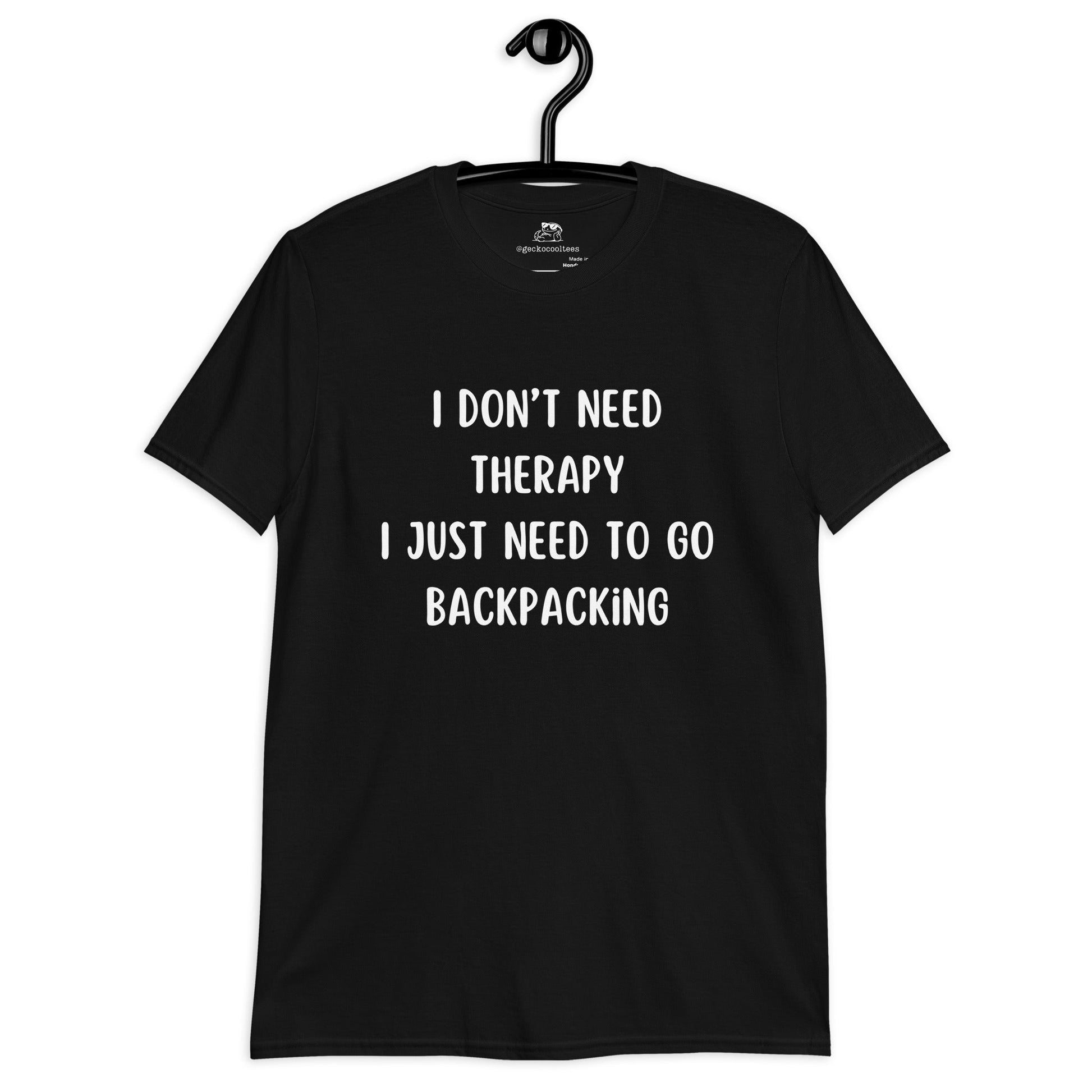 Backpacking Therapy Tee - The Cool Gecko