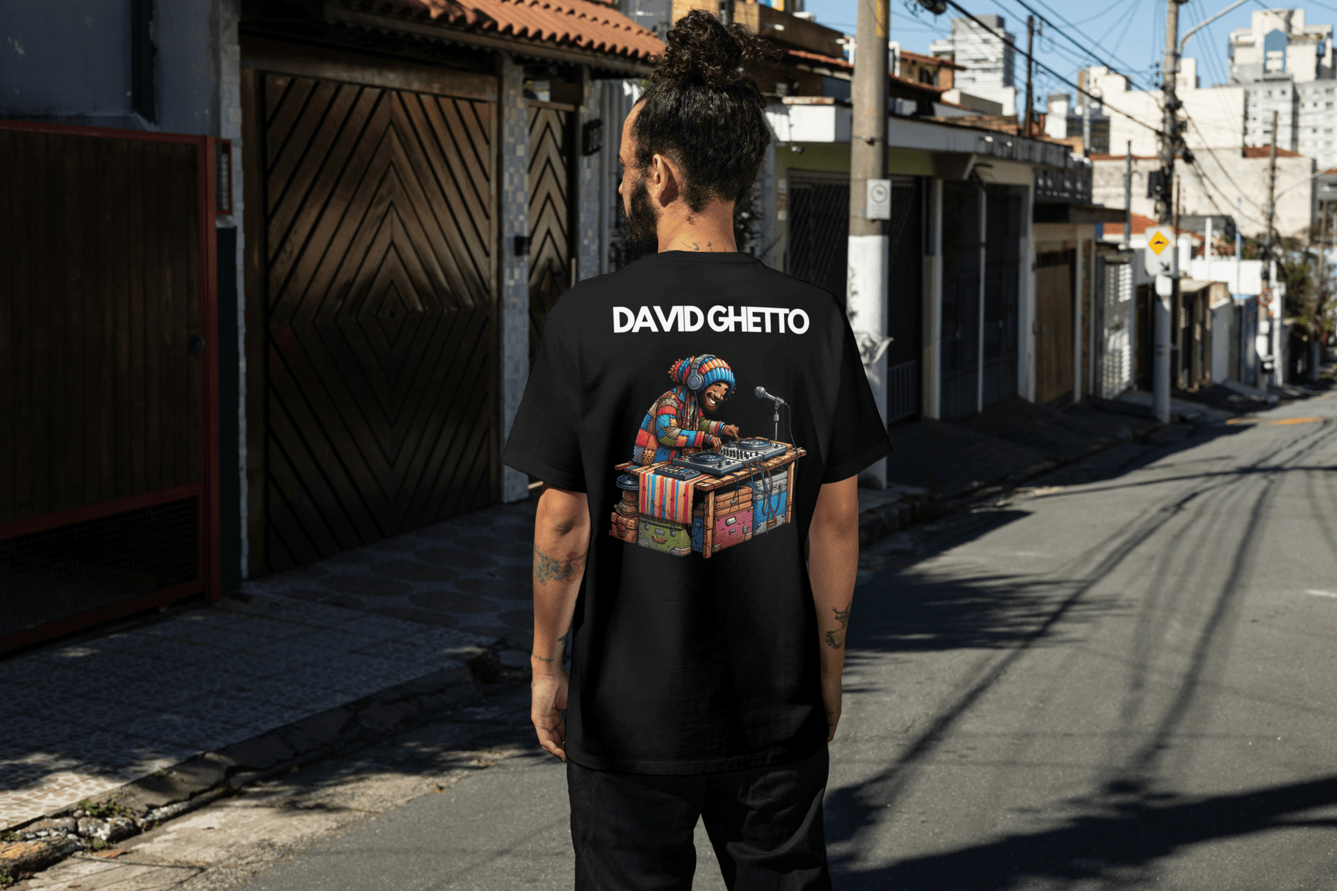 David Ghetto Back Tee - The Cool Gecko