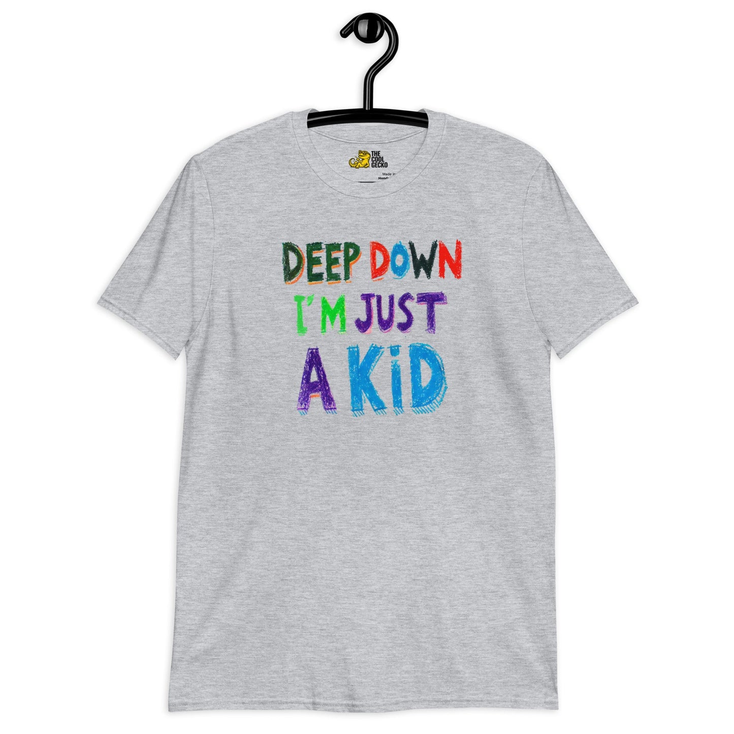 Deep Down i'm Just a Kid Tee - The Cool Gecko