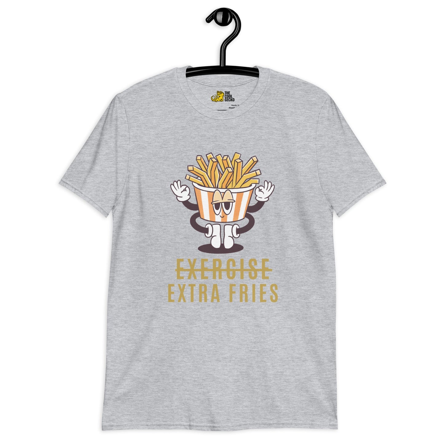 Exercise Extra Fries Tee - The Cool Gecko
