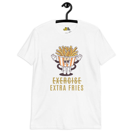 Exercise Extra Fries Tee - The Cool Gecko