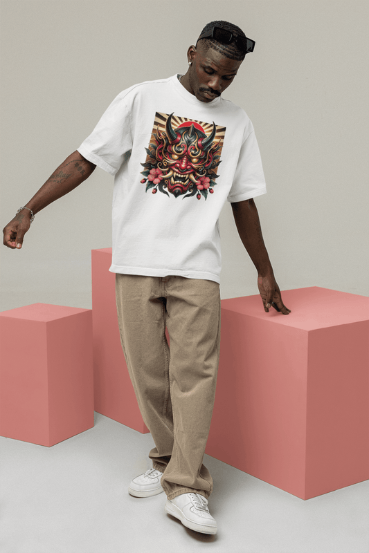 Hannya Mask Tee - The Cool Gecko