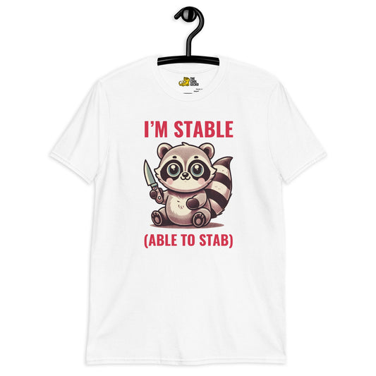 I'm Stable (Able to Stab Tee) - The Cool Gecko