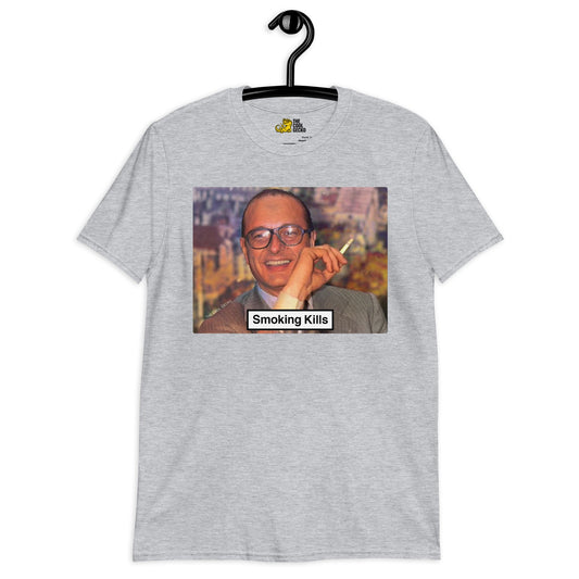 Jacques Chirac Smoking Kills Tee - The Cool Gecko