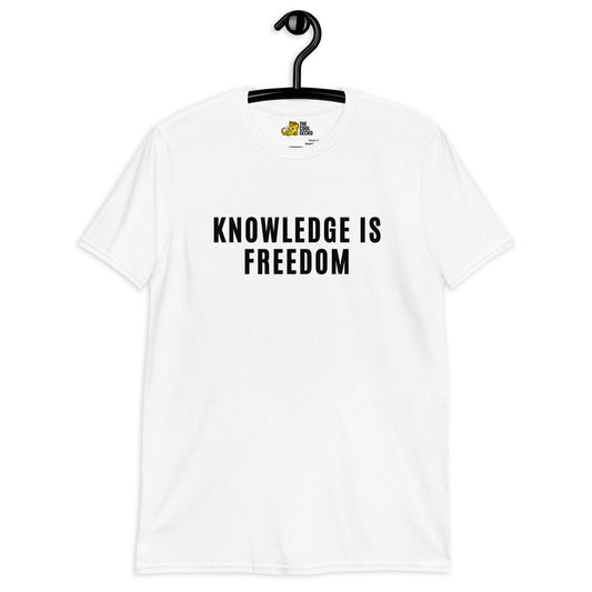 Knowledge is Freedom Tee - The Cool Gecko