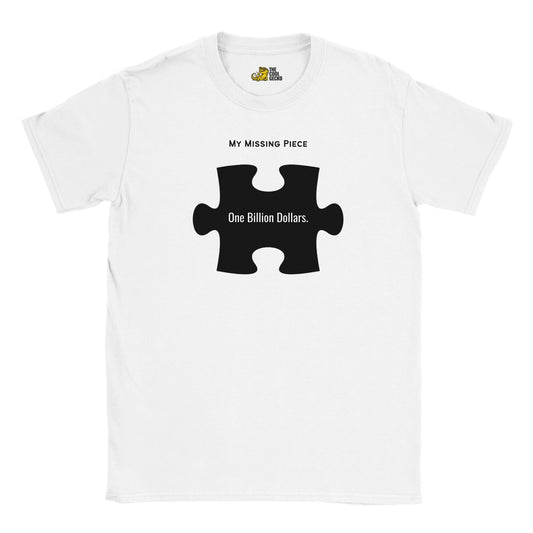 Missing Puzzle Piece Customisable Tee - The Cool Gecko