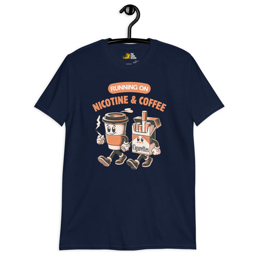Nicotine & Coffee Tee - The Cool Gecko